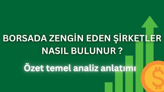 Temel analiz nasıl yapılır [upl. by Adihsar]