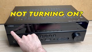 How to Fix Yamaha AV Receiver Not Turning On [upl. by Nomi]