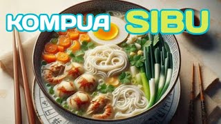 Taste Of Sarawak ‼️ Original Kampua Mee From Sibu [upl. by Anuahc644]