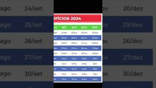 CALENDÁRIO de PAGAMENTOS do INSS de DEZEMBRO de 2024 [upl. by Noterb]