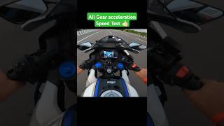 All Gear acceleration Speed Test R15M 2024  shorts short ytshorts r15 rider viralvideo [upl. by Lundt]