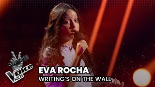 Eva Rocha  quotWriting’s on the Wallquot  Provas Cegas  The Voice Kids Portugal 2024 [upl. by Yelreveb]