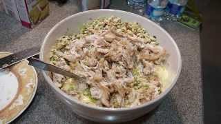 Homemade Chicken Dressing Using Stove Top Stuffing [upl. by Maxma]