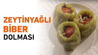 Zeytinyağlı Biber Dolması Tarifi  Biber Dolması Nasıl Pişirilir [upl. by Gow]