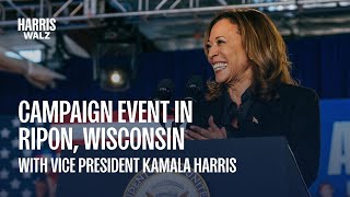 VP Kamala Harris amp Congresswoman Liz Cheney at Ripon College Event in WI [upl. by Dressel]