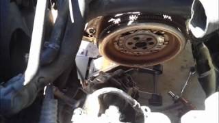 How to Remove and replace transmission DSG DFM dual mass flywheel remove and replace R amp R TDI vw [upl. by Humbert]