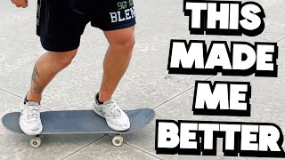 This Skateboard Hack Is How I Learned So Many Tricks Fast [upl. by Nhguahs]