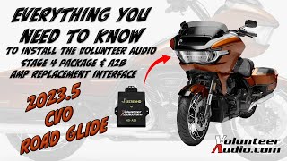 Step by Step Install  Volunteer Audio Hertz Stage 4 Amp amp Speaker System for 20235 CVO Road Glide [upl. by Koby]