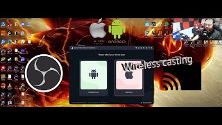 Mobile Streaming from OBS  screen casting wired  wireless mirror screen [upl. by Wie]