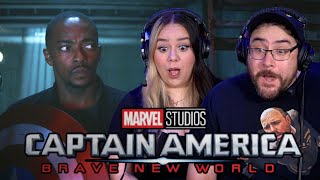 CAPTAIN AMERICA Brave New World TRAILER REACTION  Marvel  Disney [upl. by Aneger]