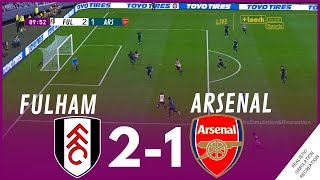 Fulham vs Arsenal 21 MATCH HIGHLIGHTS • Video Game Simulation amp Recreation [upl. by Ettenan]