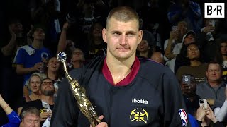 Nikola Jokić Receives the 202324 NBA MVP Trophy 🏆 [upl. by Varick]