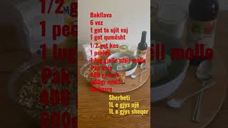 Receta e bakllaves [upl. by Arita]