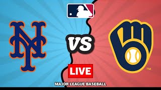 New York Mets vs Milwaukee Brewers  Game 3 MLB Live Scoreboard [upl. by Storm382]