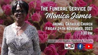 The Funeral Service of Monica James [upl. by Ieluuk]