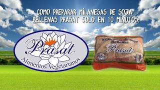 Como cocinar las ricas milanesas de soja rellenas PRASAT [upl. by Etterraj568]