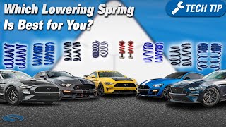 Watch This BEFORE Buying Lowering Springs  S550 Mustang Spring Buying Guide [upl. by Dianthe105]