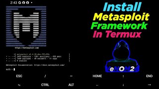 Como Instalar Metasploit En Termux 2024 [upl. by Hamlen]