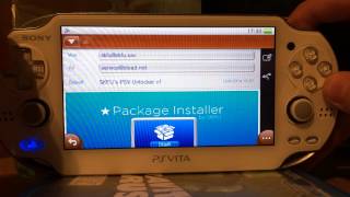 PS Vita Launching the ★ Package Installer on Firmware 318 [upl. by Lanny]