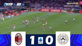 MilanUdinese 10  Lega Serie A 202425  Highlights della Partita [upl. by Stanleigh639]