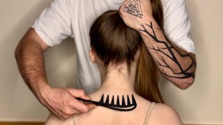 ASMR for sleep  HAIR COMBING  HAIR BRUSHING No Talking [upl. by Cassius402]