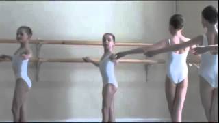 Vaganova Ballet Academy Classical Dance Exam Girls 0 class pre entry courses 2011 [upl. by Mairim]