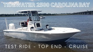 Test Ride Running Out the 2024 Tidewater 2500 Carolina Bay [upl. by Backler]