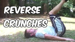 Reverse Crunch Demonstration  Nerd Fitness [upl. by Sremlahc]