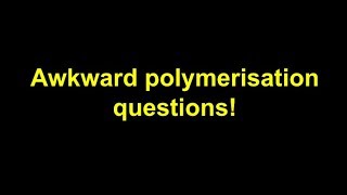 Awkward polymer questions [upl. by Neliak]