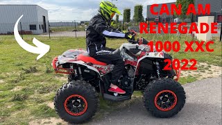 ❗️LIVRAISON❗️🤯 QUAD CAN AM RENEGADE 1000 XXC 2022 😨😱 quotTEST RIDEquot [upl. by Hull]