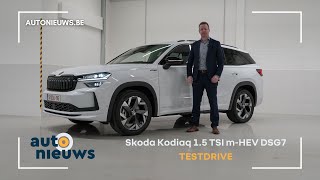 TEST Skoda Kodiaq Sportline 15 TSI mHEV DSG7 nog groter nog functioneler én nu ook mooi [upl. by Lrak]