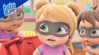 Baby Cops and Robbers 👮👶 BRAND NEW Baby Alive Episodes ✨👶 Family Kids Cartoons [upl. by Arbe]