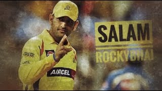 Salam Rocky Bhai Dhoni version Nagendra IPL 2020 [upl. by Alfi]