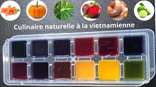 COLORATION CULINAIRE NATURELLE A LA VIETNAMIENNE partie 1  Cuisine vietnamienne authentique [upl. by Uri]