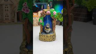 Diy Clay se Har Har Mahadev Shivling Smoke Fountain diy shorts short clayart mahadev shiva [upl. by Anaek]