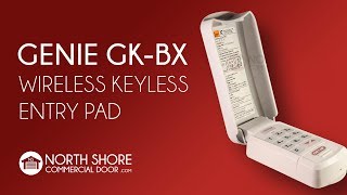 Genie GKBX Wireless Keyless Entry Pad [upl. by Rogerio]