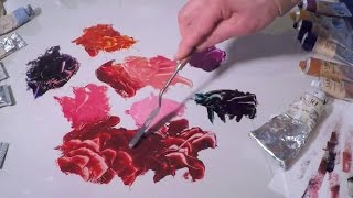 Alizarin Crimson Colour Mixing  Vasari Classic Oil Colour [upl. by Nel910]