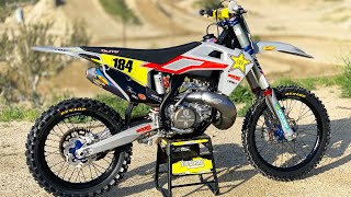 2 Stroke World Championship Husqvarna TC300 Race Build  Motocross Action Magazine [upl. by Trillbee]