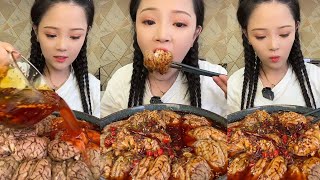 ASMR CHINESE MUKBANG FOOD EATING SHOW Xiao Yu Mukbang 45 [upl. by Groome440]