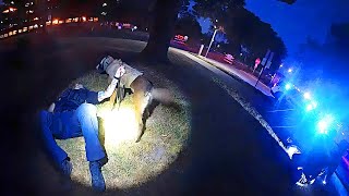 Officer Gets Crushed by Suspect’s Vehicle During Intense Police Chase [upl. by Ojibbob]