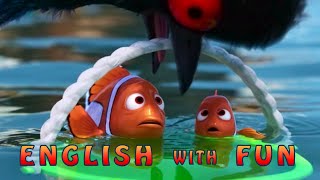 Learn ENGLISH Vocabulary with FINDING DORY  Listening amp Speaking Practice with Cartoons [upl. by Krishna601]