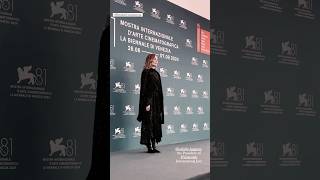 Isabelle Huppert at the press conference during Venice Film Festival isabellehuppert [upl. by Adeys406]