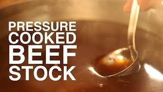 PressureCooked Beef Stock [upl. by Illehs22]