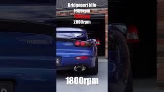 BRIDGEPORT rotary idle 1600  1800  2000 RPM [upl. by Rapsac]