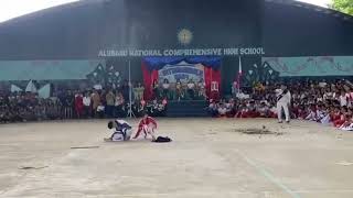 Tristan Brielle TKD Demo Performance during ANCHS Intramurals 2024 [upl. by Yreffej]