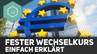 Fester Wechselkurs  einfach erklärt [upl. by Noslrac]