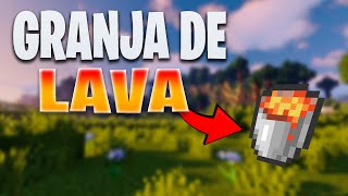 Cómo Hacer Lava Infinita en Minecraft Guía Completa [upl. by Donegan]