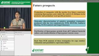 Development of groundnut Arachis hypogaea L transgenics for resistance to Aspergillus flavus [upl. by Converse]