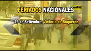 El 15 de agosto es feriado nacional [upl. by Eliason]