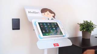 The Joy Factory HowTo Virtual Tablet Receptionist Using An Elevate II Kiosk [upl. by Vasyuta962]